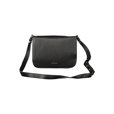 Sac à main en cuir noir Coccinelle