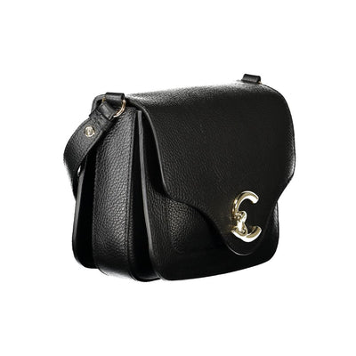 Sac à main en cuir noir Coccinelle