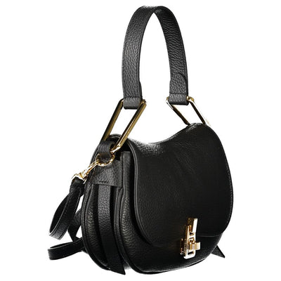 Sac à main en cuir noir Coccinelle