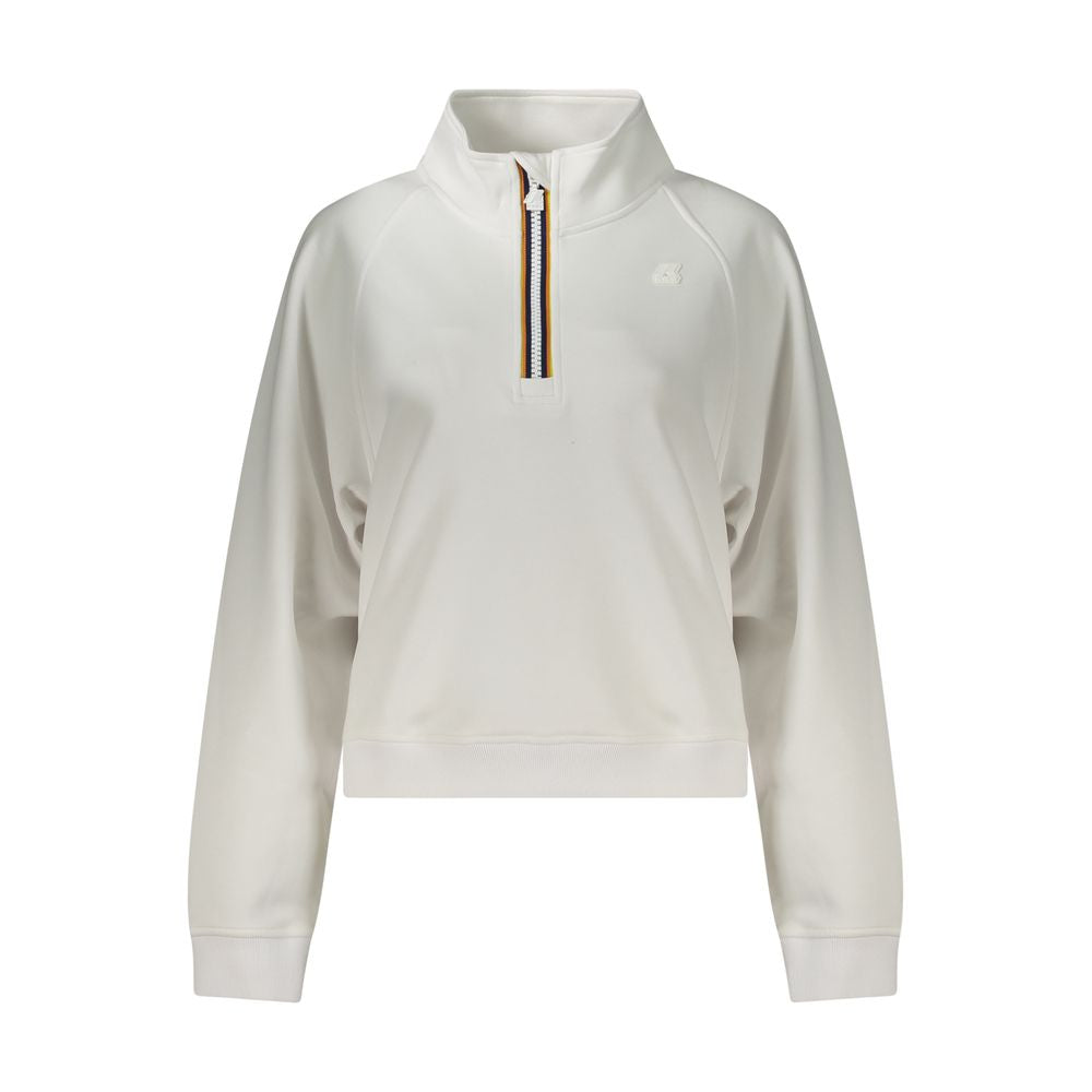 Pull K-WAY en polyester blanc