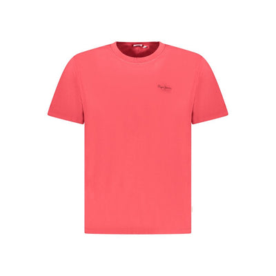 Pepe Jeans Red Cotton T-Shirt