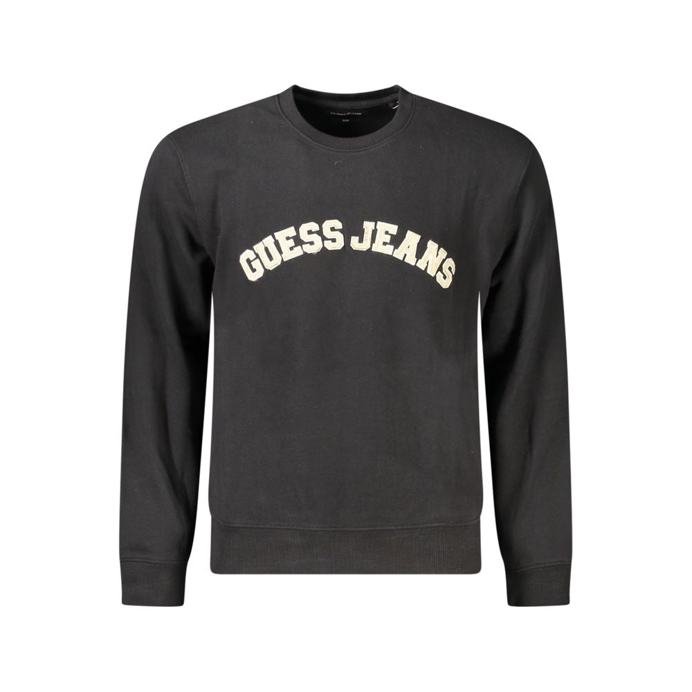 Pull en coton noir Guess Jeans