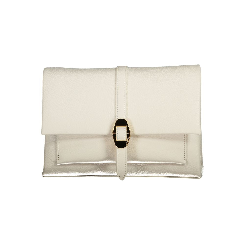 Sac à main en cuir blanc Coccinelle