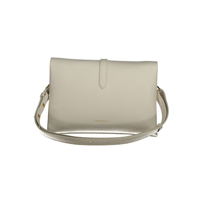 Sac à main en cuir blanc Coccinelle