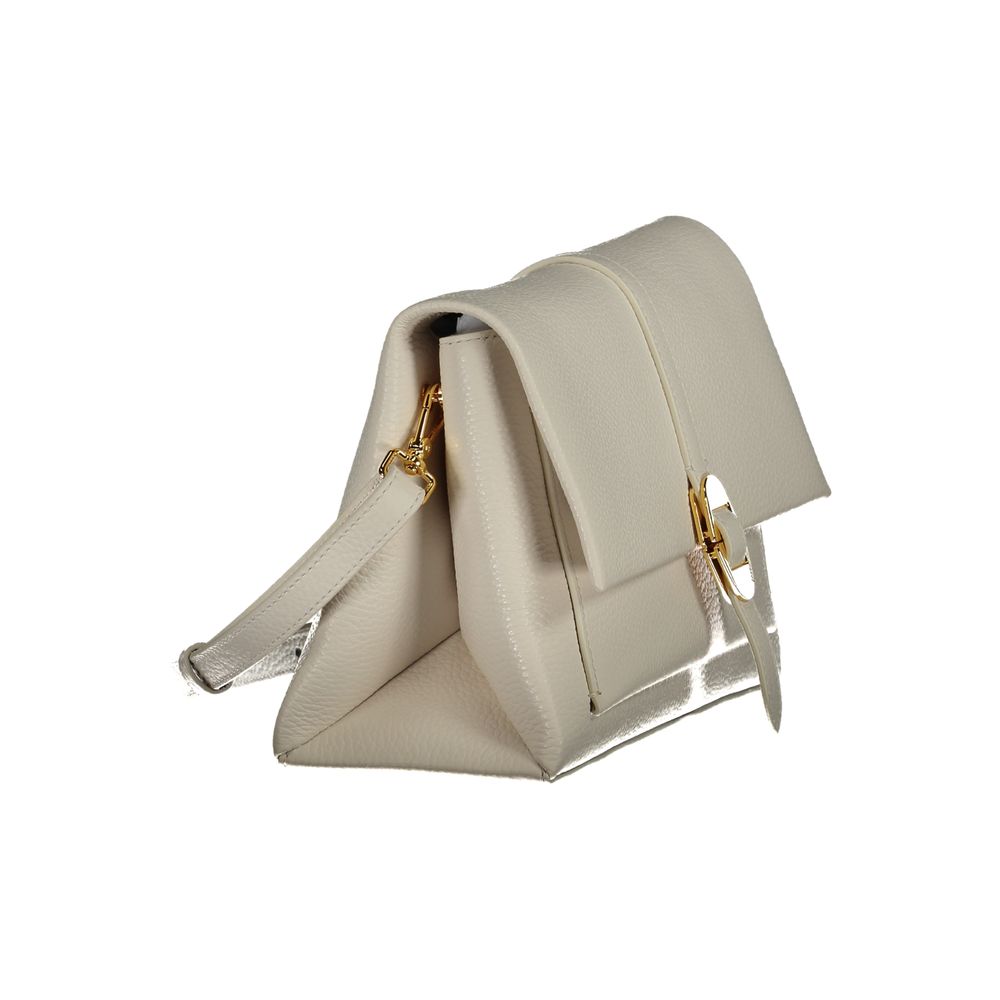 Sac à main en cuir blanc Coccinelle