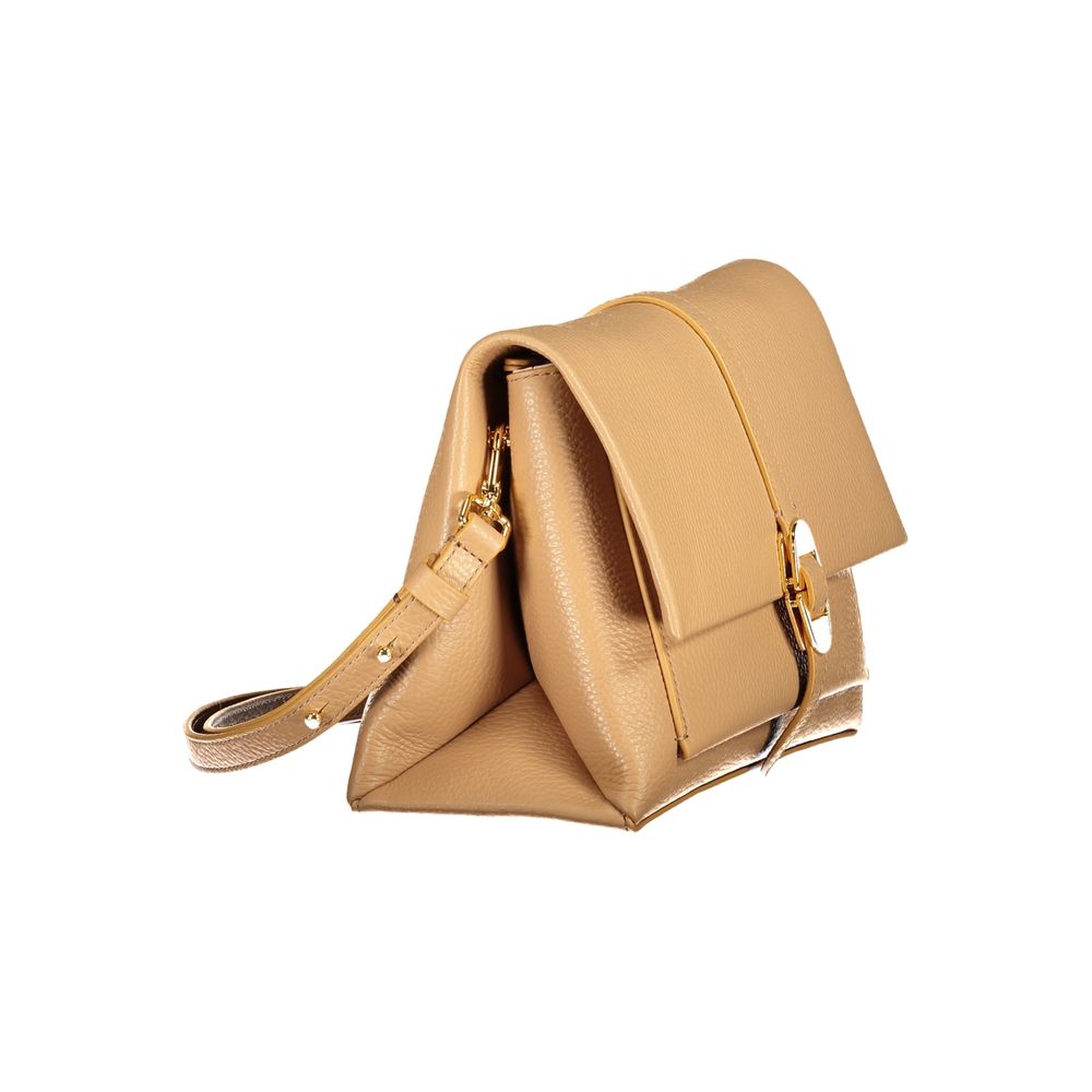 Sac à main en cuir marron Coccinelle