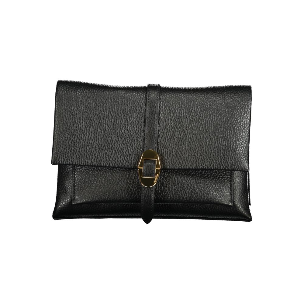 Sac à main en cuir noir Coccinelle
