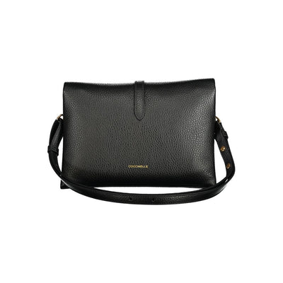 Sac à main en cuir noir Coccinelle