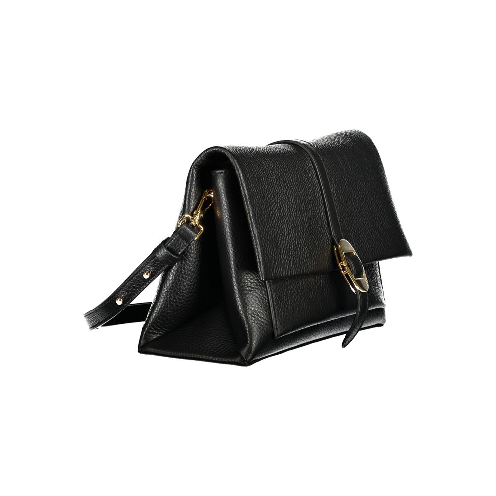 Sac à main en cuir noir Coccinelle
