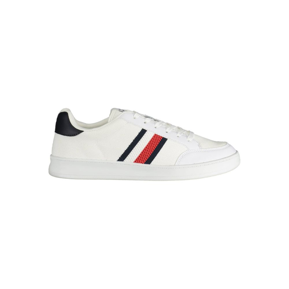 Tommy Hilfiger witte polyester sneaker