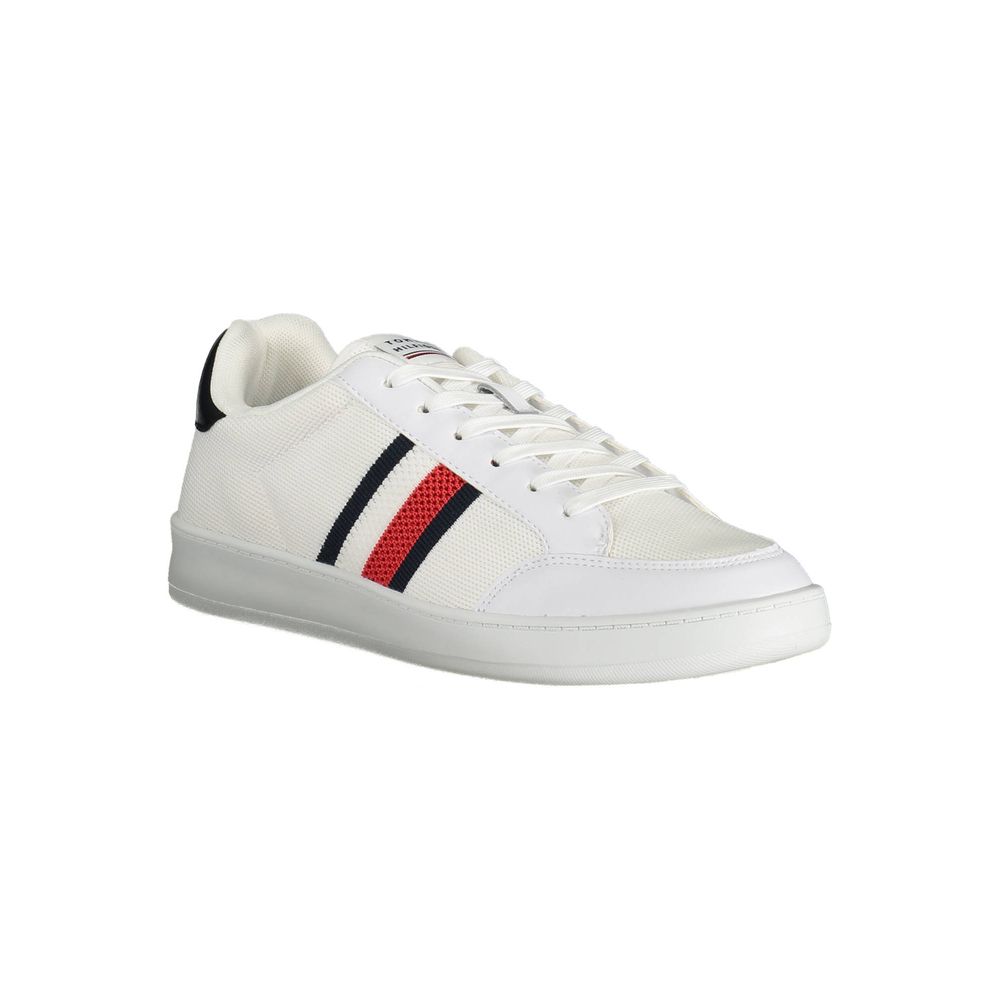 Tommy Hilfiger witte polyester sneaker