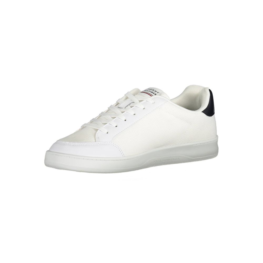 Tommy Hilfiger witte polyester sneaker