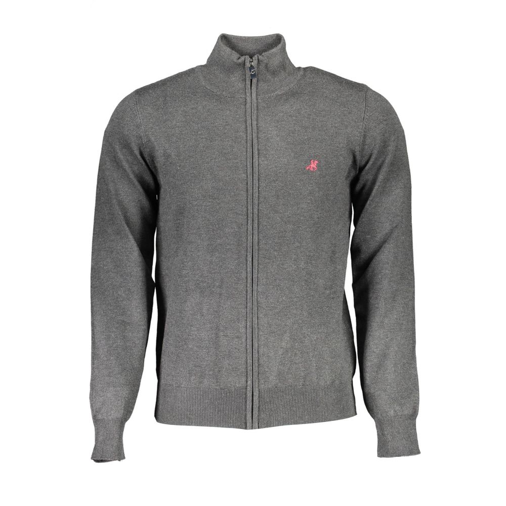 Pull en nylon gris US Grand Polo