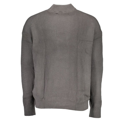 Pull en coton gris Calvin Klein