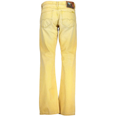Meltin'Pot Yellow Cotton Jeans & Pant