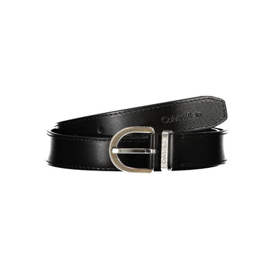 Calvin Klein zwarte leren riem