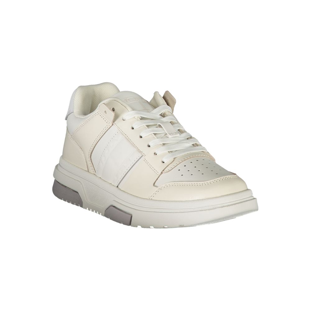 Tommy Hilfiger witte polyester sneaker