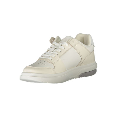Tommy Hilfiger witte polyester sneaker