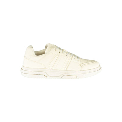 Tommy Hilfiger witte polyester sneaker