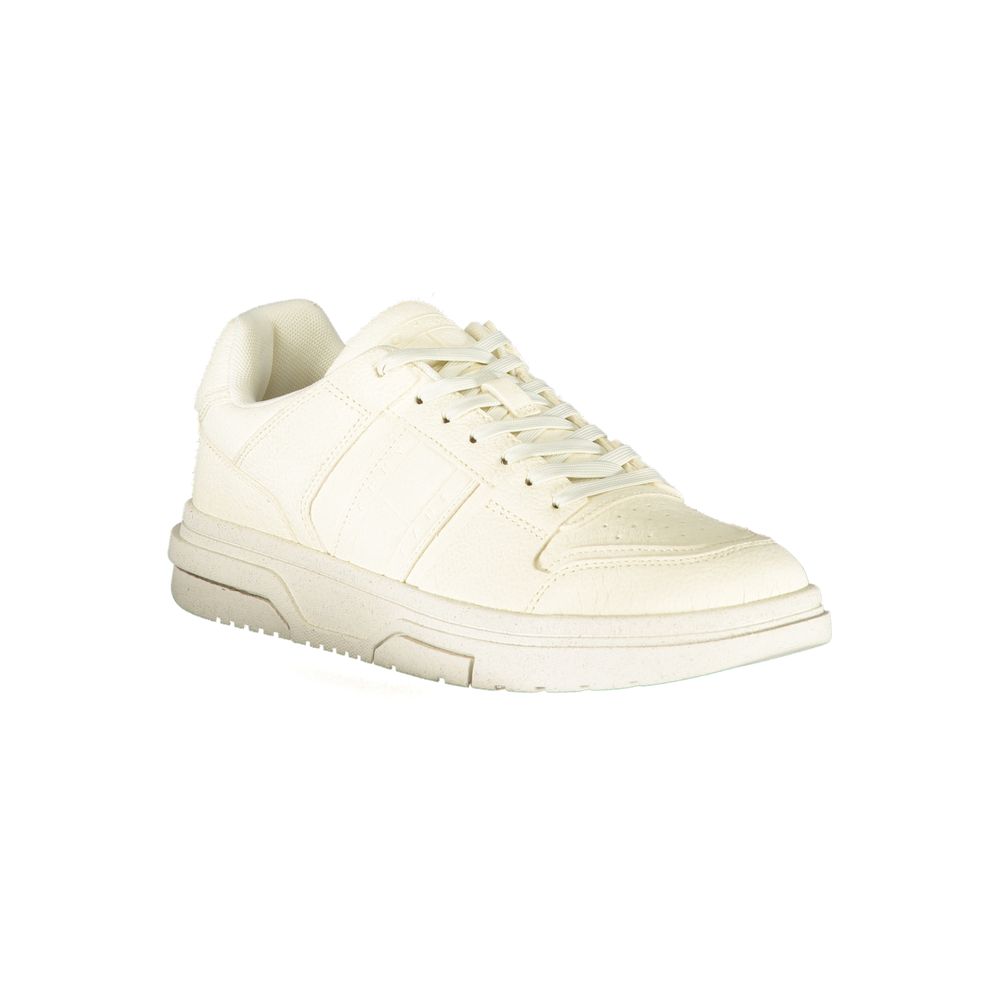 Tommy Hilfiger witte polyester sneaker
