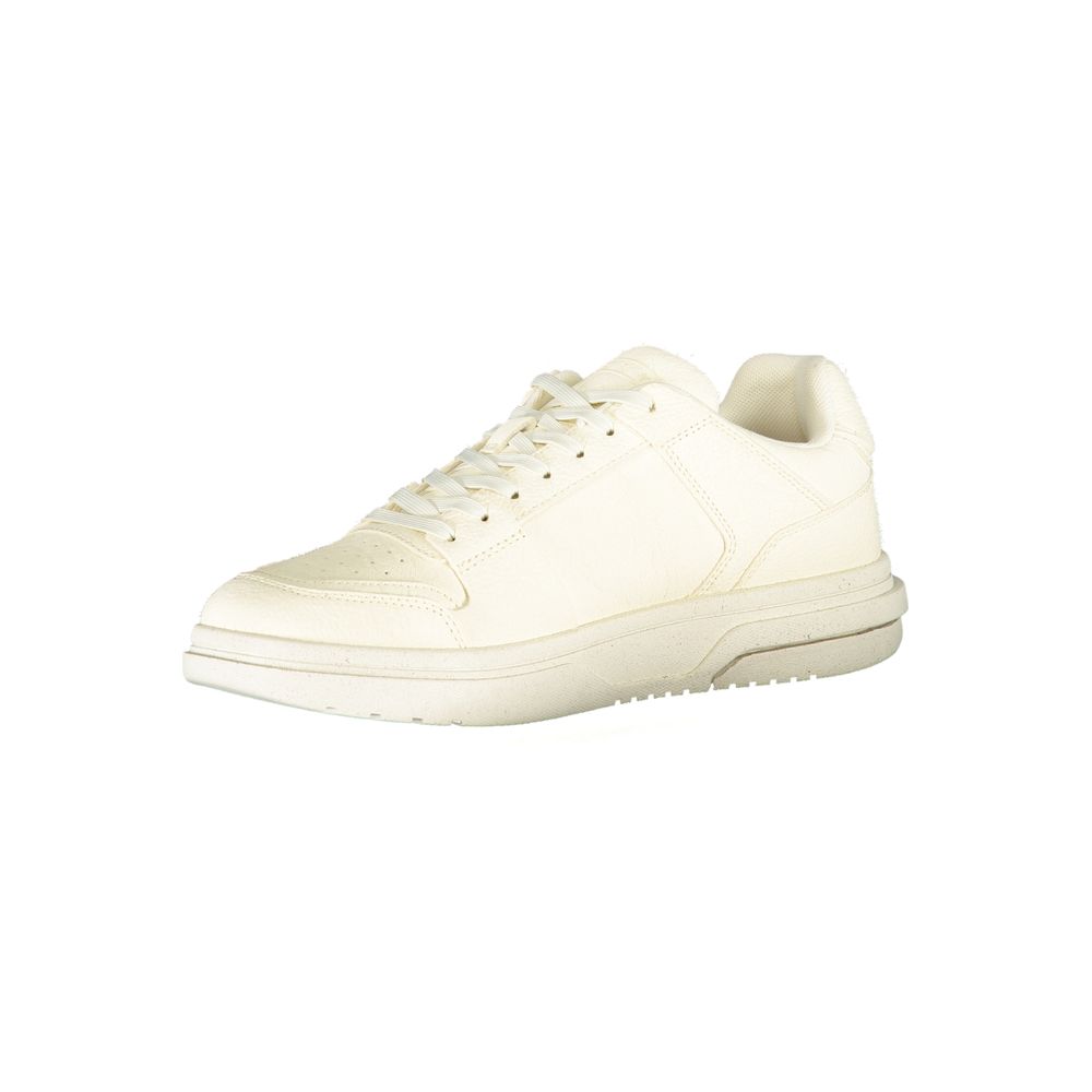 Tommy Hilfiger witte polyester sneaker