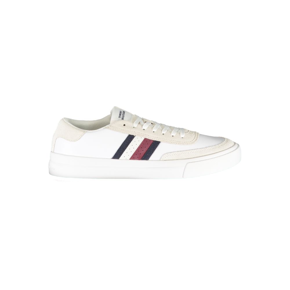 Tommy Hilfiger witte polyester sneaker