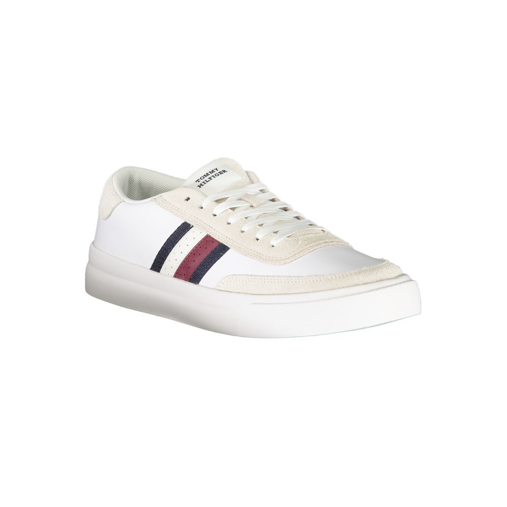 Tommy Hilfiger witte polyester sneaker