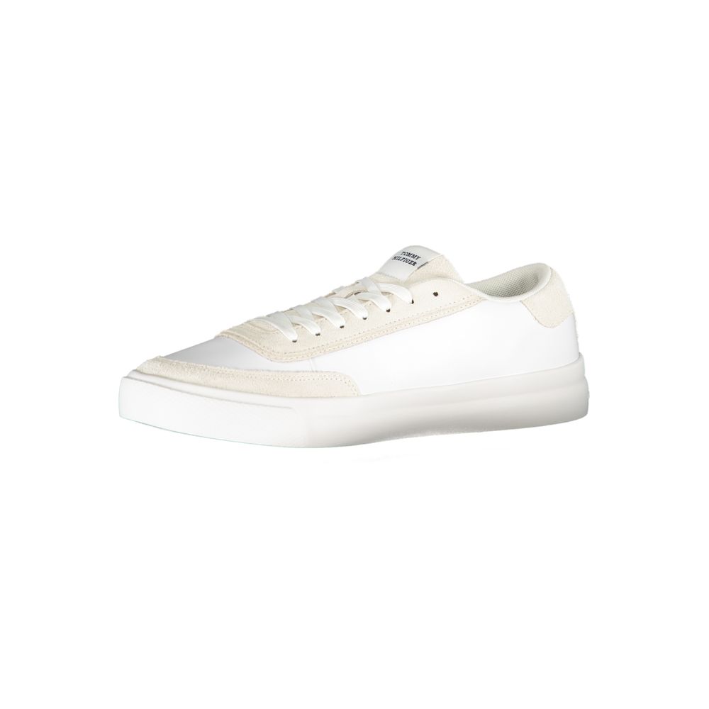 Tommy Hilfiger witte polyester sneaker