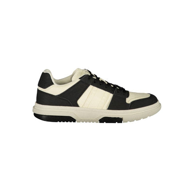 Tommy Hilfiger zwarte polyester sneaker