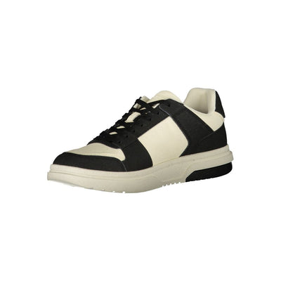 Tommy Hilfiger zwarte polyester sneaker