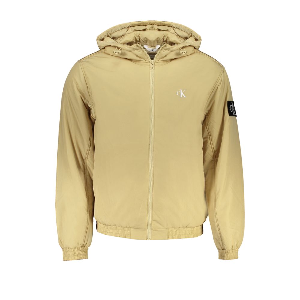 Calvin Klein beige herenjack van gerecycled polyester