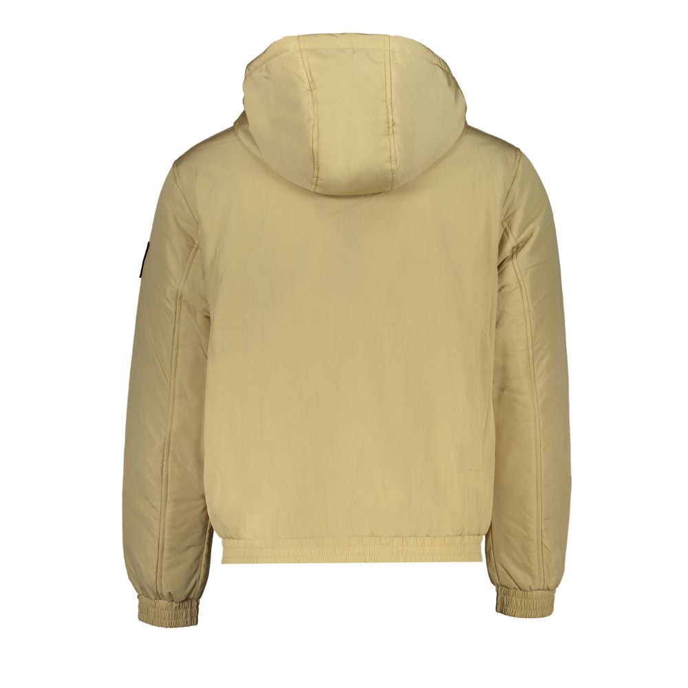 Calvin Klein beige herenjack van gerecycled polyester