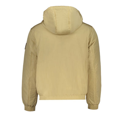 Calvin Klein beige herenjack van gerecycled polyester