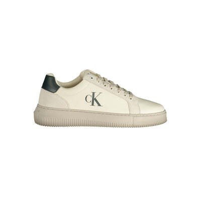Calvin Klein witte polyester sneaker