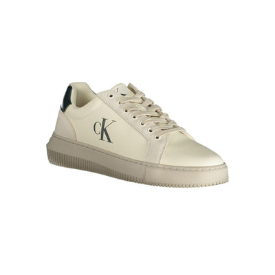 Calvin Klein witte polyester sneaker