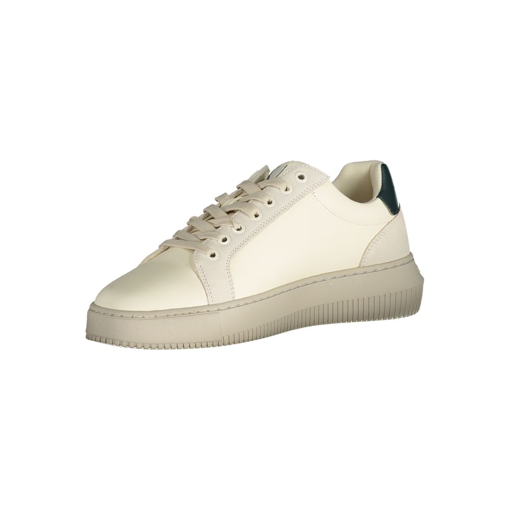 Calvin Klein witte polyester sneaker