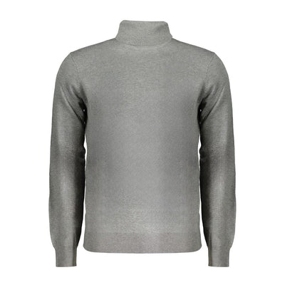 Pull gris en polyester Norvège 1963