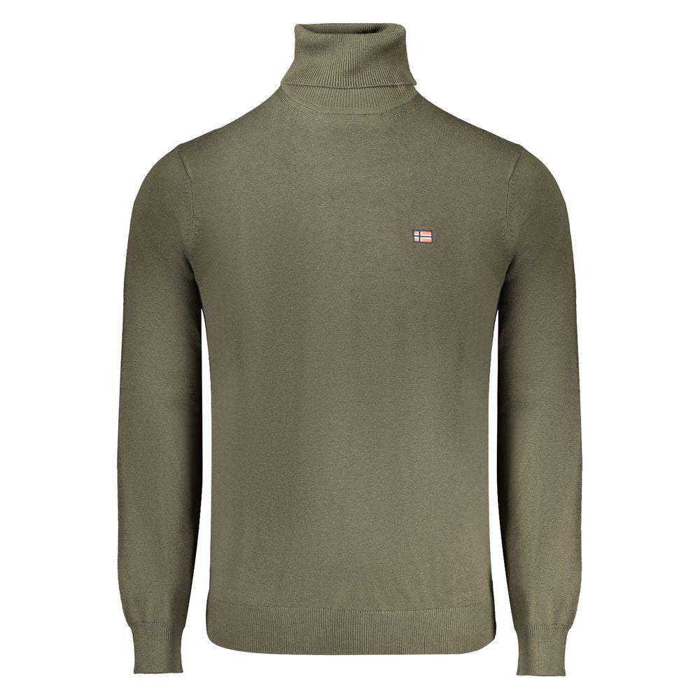 Pull vert en polyester Norvège 1963