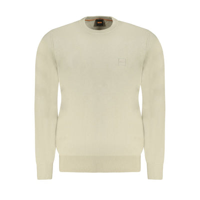 Hugo Boss Beige Cotton Sweater