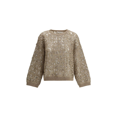 Brunello Cucinelli trui met pailletten