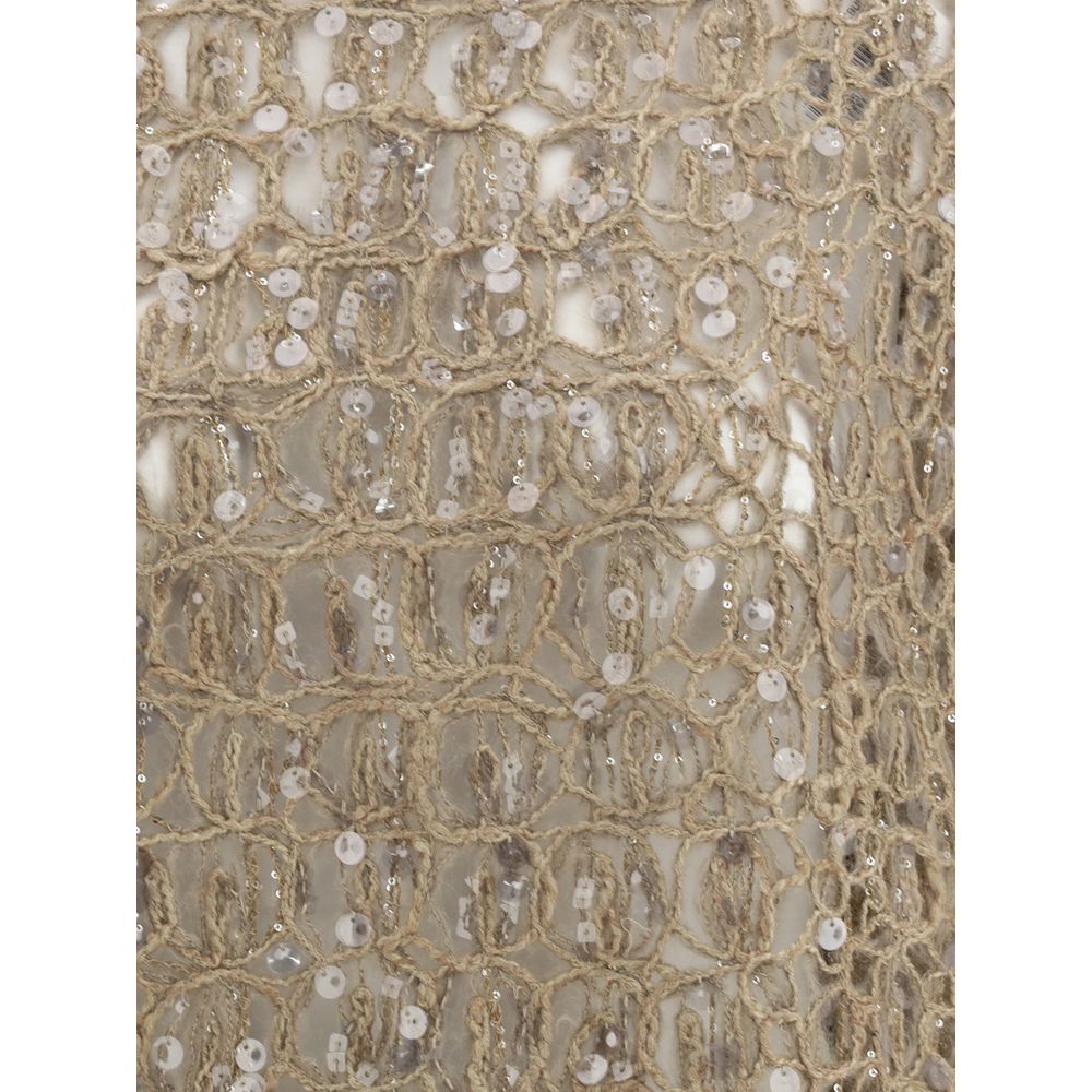 Brunello Cucinelli trui met pailletten