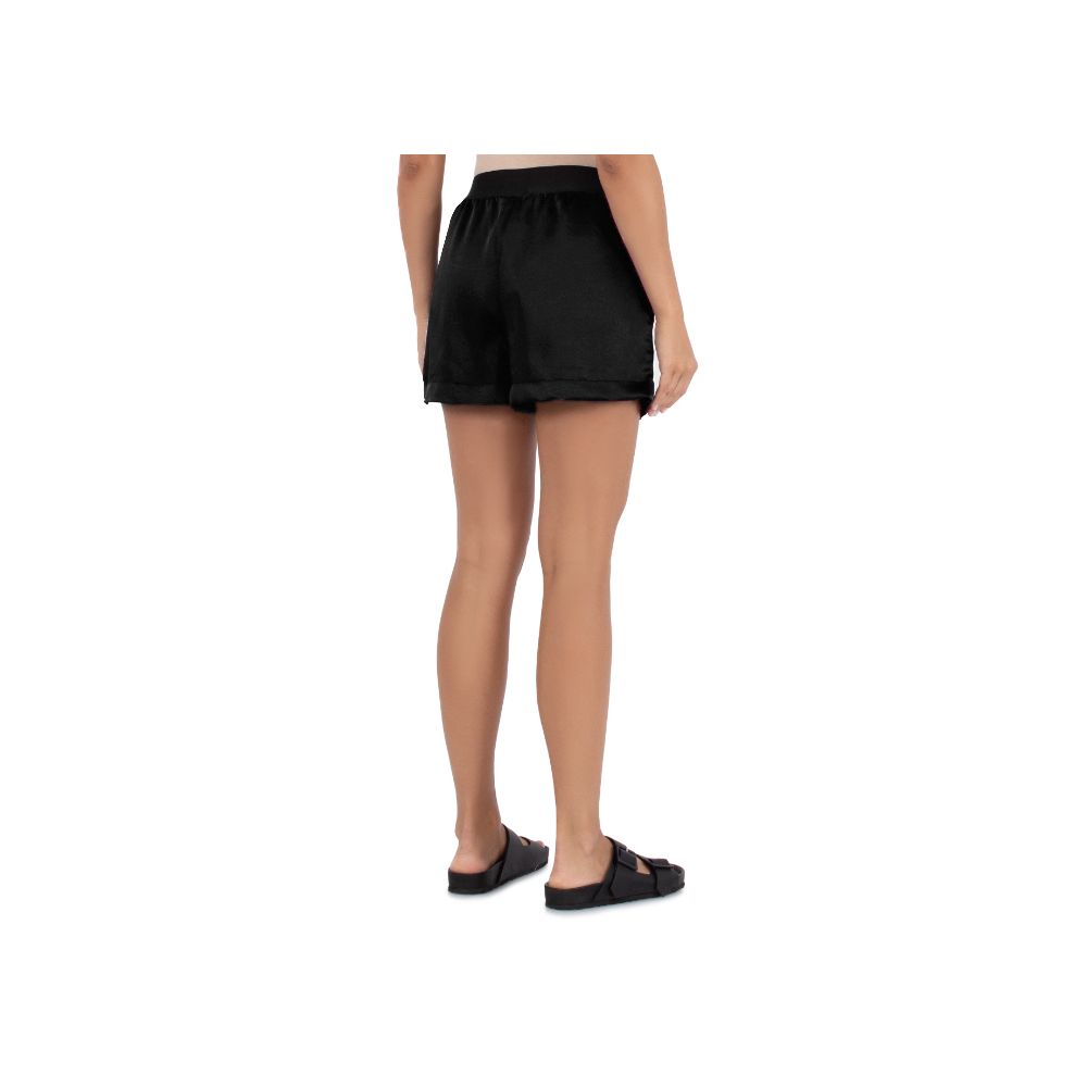 Short en polyester noir Comme des Garçons Fuckdown