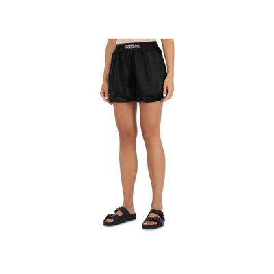 Short en polyester noir Comme des Garçons Fuckdown