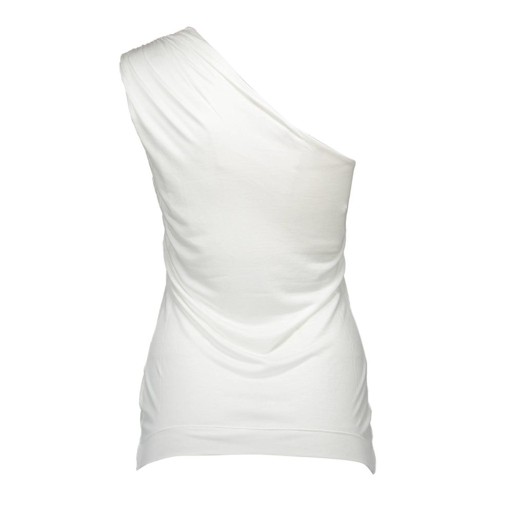 Top blanc en modal pour femme Love Moschino