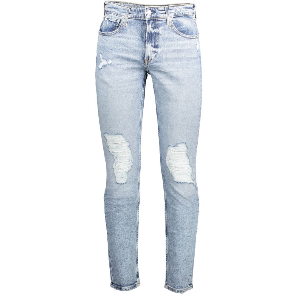 Calvin Klein blauwe katoenen jeans en broek