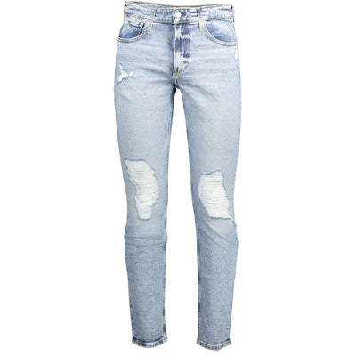 Calvin Klein blauwe katoenen jeans en broek