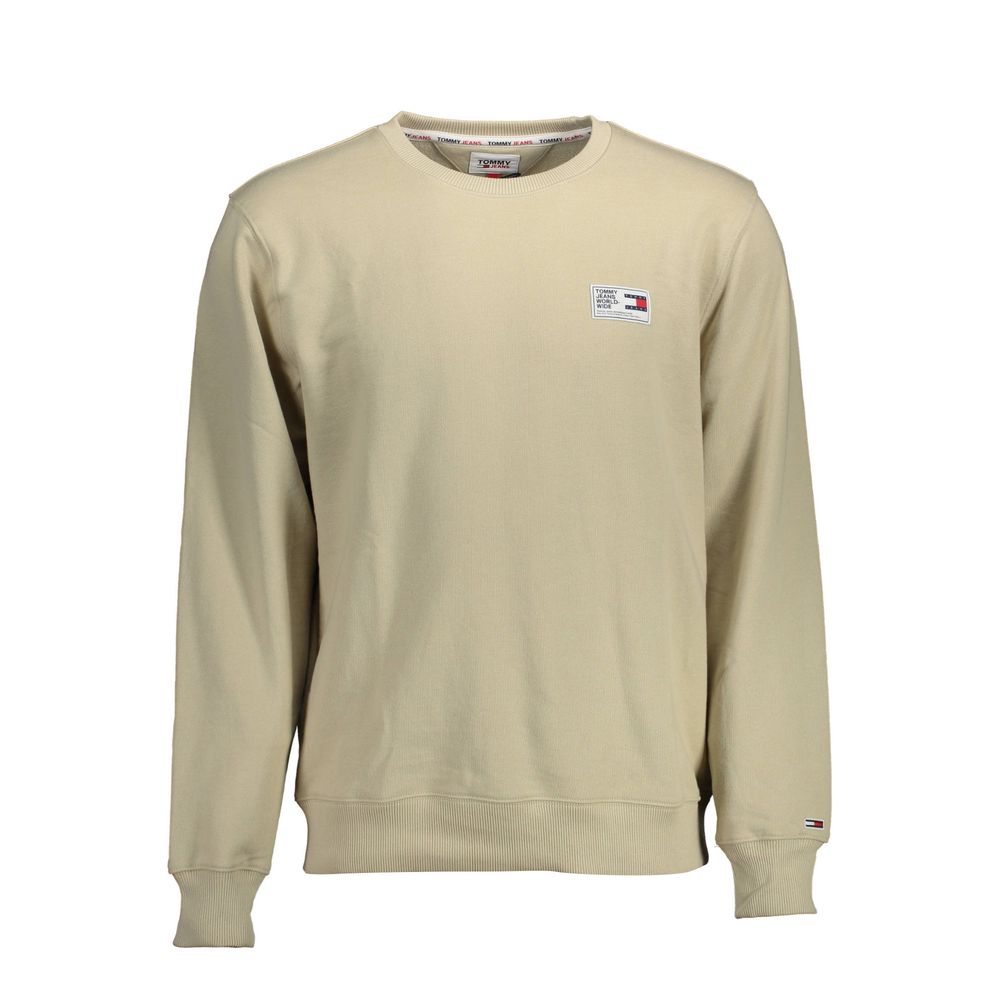 Pull en coton beige Tommy Hilfiger