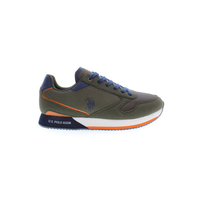 US POLO ASSN. Groene polyester sneaker