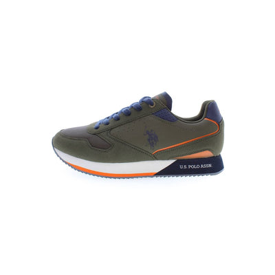 US POLO ASSN. Groene polyester sneaker