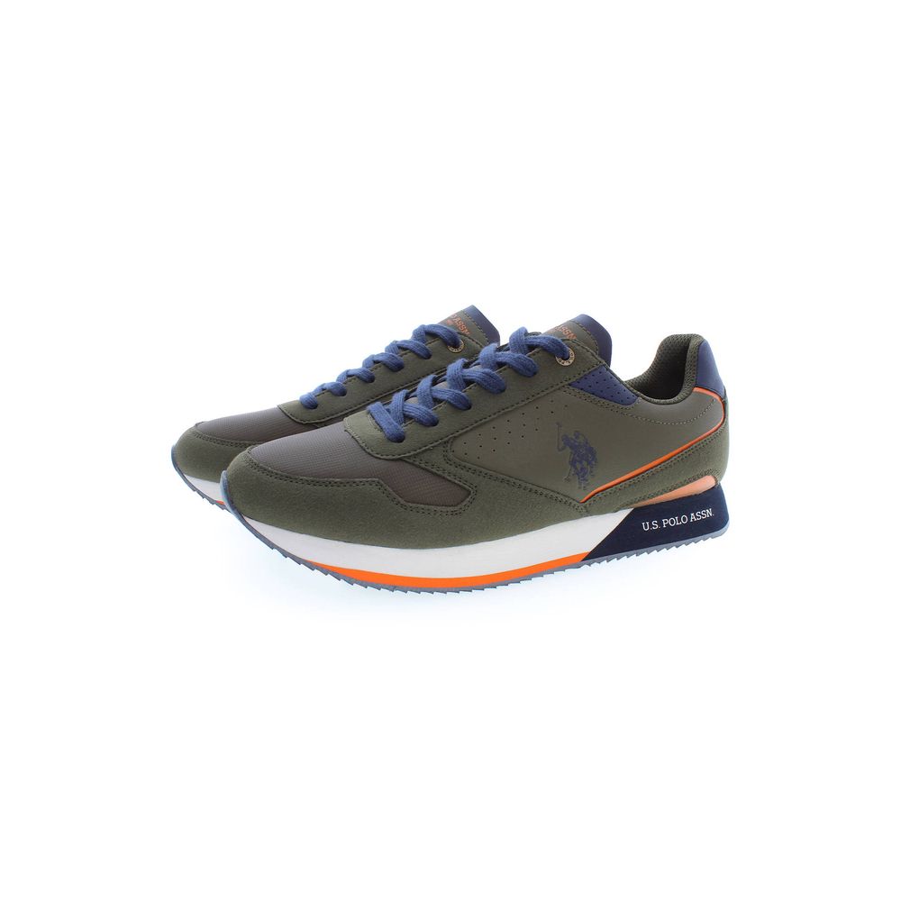 US POLO ASSN. Groene polyester sneaker